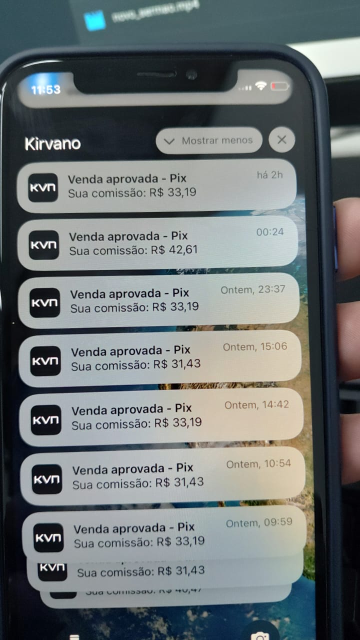 Resultados de vendas do Método Ester